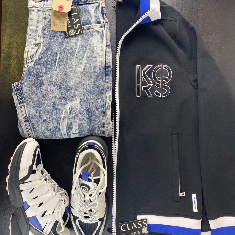 Men’s outfit MK jacket/shoes Levi’s jeans